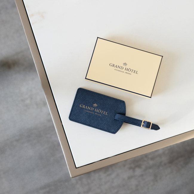 Bagagetag in Leather